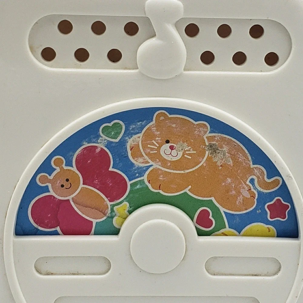 Vintage 1991 Fisher-Price Baby's‎ Boom Box Model 1161 Musical Toy Toddler Tested